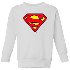 Official Superman Shield Kids' Sweatshirt - White