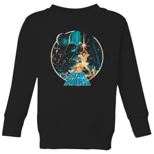 Star Wars Classic Vintage Victory Kids' Sweatshirt - Black
