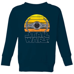 Star Wars Classic Sunset Tie Kids' Sweatshirt - Navy