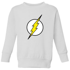 Justice League Flash Logo Kids' Sweatshirt - White