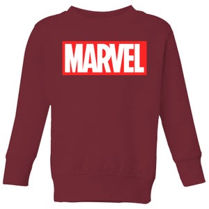 Marvel Logo Kids' Sweatshirt - Burgundy