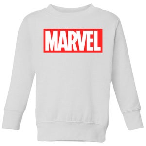Sudadera para niños Marvel Logo - Blanco