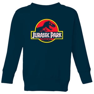 Sudadera para niños Jurassic Park Logo - Azul marino