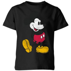 Disney Mickey Mouse Classic Kick Kids' T-Shirt - Black