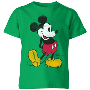 Disney Mickey Mouse Classic Kick Kids' T-Shirt - Green