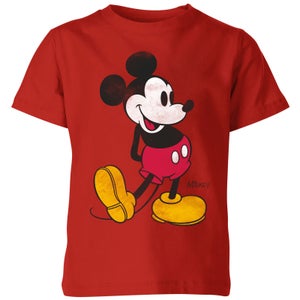 Disney Mickey Mouse Classic Kick Kids' T-Shirt - Red