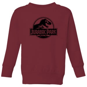 Jurassic Park Logo Kids' Sweatshirt - Burgundy