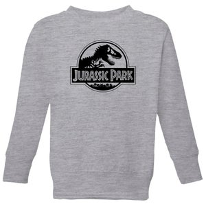 Sudadera para niños Jurassic Park Logo - Gris