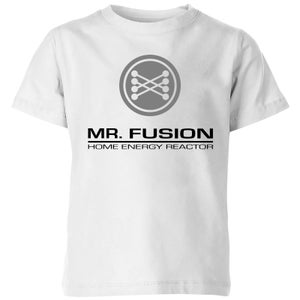Back To The Future Mr Fusion Kids' T-Shirt - White