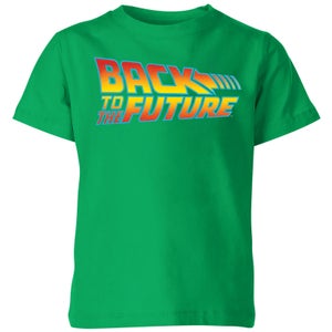 Back To The Future Classic Logo Kids' T-Shirt - Green