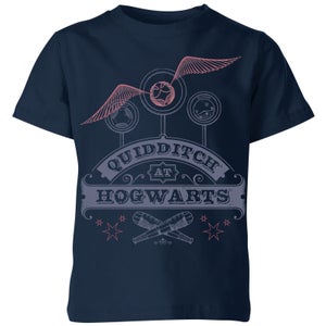Harry Potter Quidditch At Hogwarts Kids' T-Shirt - Navy