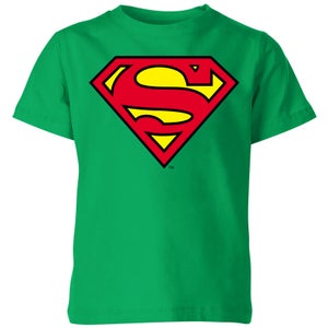 Camiseta para niño con escudo oficial de Superman - Verde