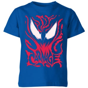 Camiseta para niños Venom Carnage - Azul