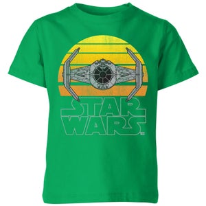 Star Wars Classic Sunset Tie Kids' T-Shirt - Green