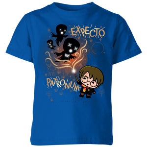 Camiseta Expecto Patronum para niños de Harry Potter - Azul