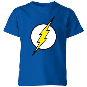 Justice League Flash Logo Kids' T-Shirt - Blue