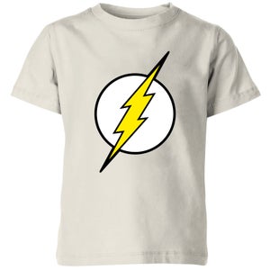 Justice League Flash Logo Kids' T-Shirt - Cream