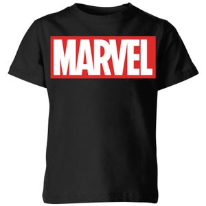 Marvel Logo Kids' T-Shirt - Black