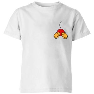 Disney Mickey Mouse Backside Kids' T-Shirt - White
