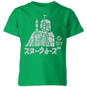 Camiseta para niño Kana Boba Fett de Star Wars - Verde