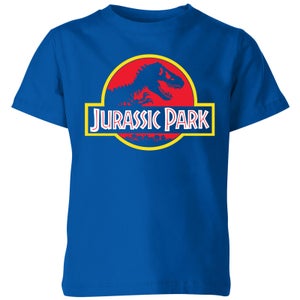 Jurassic Park Logo Kids' T-Shirt - Blue