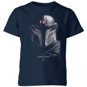 Star Wars Rise Of Skywalker The Mandalorian Poster Kids' T-Shirt - Navy