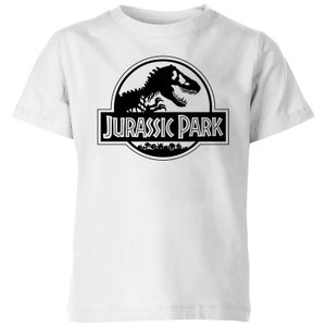 Jurassic Park Logo Kids' T-Shirt - White