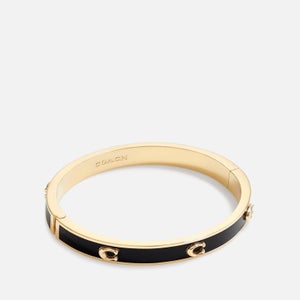 Coach Pegged C Hinged Bangle