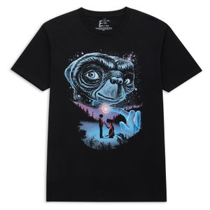 E.T. The Extra-Terrestrial X Ghoulish Phone Home Men's T-Shirt - Black