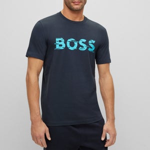 BOSS Green Cotton-Blend T-Shirt