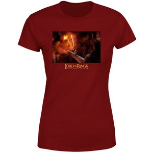 Lord Of The Rings You Shall Not Pass Women's T-Shirt - Burgundy