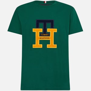 Tommy Hilfiger Blackwatch Logo-Appliquéd Cotton-Jersey T-Shirt