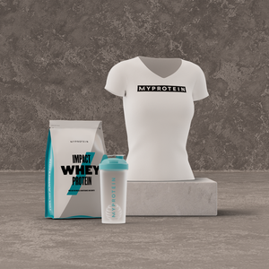 Whey Protein Starter Pack - White T-Shirt
