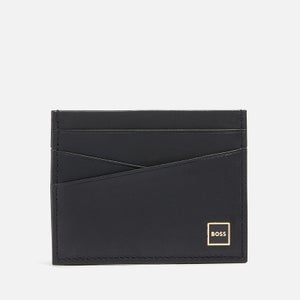 BOSS Holiday Logo-Detailed Leather Cardholder