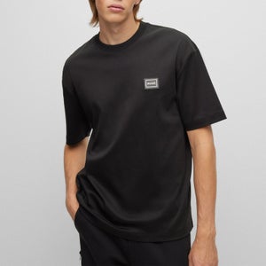 HUGO Dercy Logo Cotton-Blend T-Shirt