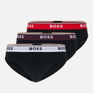 BOSS Bodywear Three-Pack Stretch-Cotton Briefs