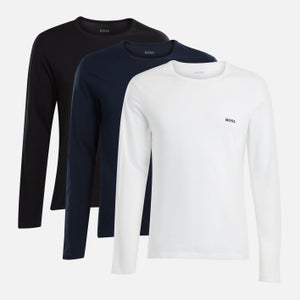 BOSS Bodywear Three-Pack Cotton-Jersey T-Shirts