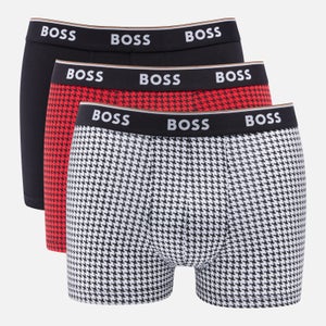 BOSS Bodywear Three-Pack Stretch-Cotton Boxer Trunks
