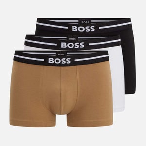 BOSS Bodywear Three-Pack Stretch-Cotton Boxer Briefs