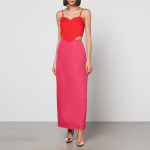 Never Fully Dressed Love Story Two-Tone Jersey Dress