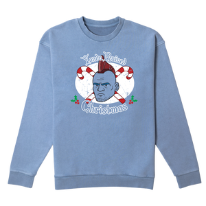 Marvel Yondu Ruined Christmas Christmas Jumper - Denim Blue Acid Wash