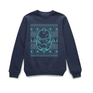 Star Wars For The Republic Christmas Jumper - Navy