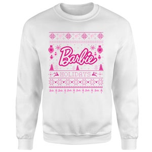 Barbie Holidays Christmas Jumper - White