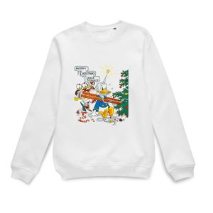 Disney Uncle Donald Christmas Jumper - White