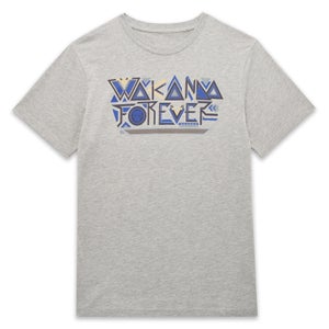 Wakanda Forever Stylized Männer T-Shirt - Grau