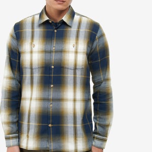 Barbour Haversthwaite Checked Herringbone Cotton-Blend Shirt