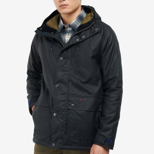 Barbour Rockfield Waxed-Cotton Hooded Jacket