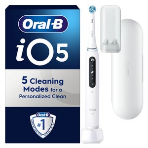 Oral B iO5 White Electric Toothbrush Designed By Braun