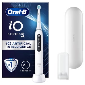 Oral B iO5 White Electric Toothbrush Designed By Braun