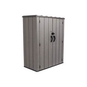 LIFETIME 1500L Vertical Storage Shed - Rough-Cut Brown